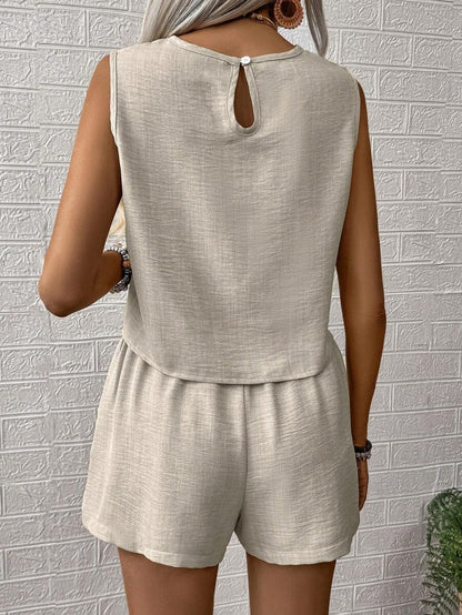Set canotta e pantaloncino unica tinta - Freschezza