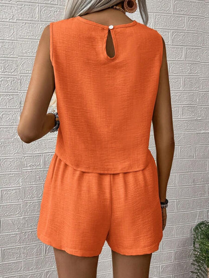 Set canotta e pantaloncino unica tinta - Freschezza
