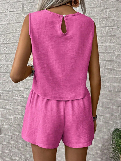 Set canotta e pantaloncino unica tinta - Freschezza