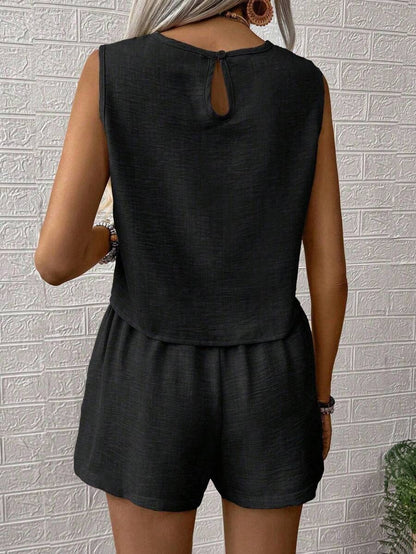 Set canotta e pantaloncino unica tinta - Freschezza